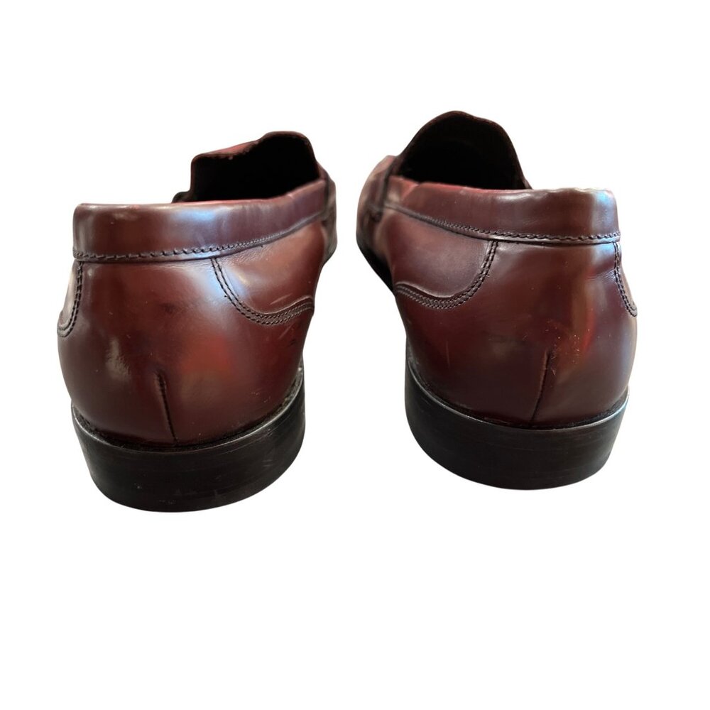 Cole Haan Mens Leather Burgundy Loafers Size 11 SKU 8940 - Picture 5 of 7